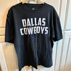 Dallas Cowboys Black Graphic Short Sleeve Tee